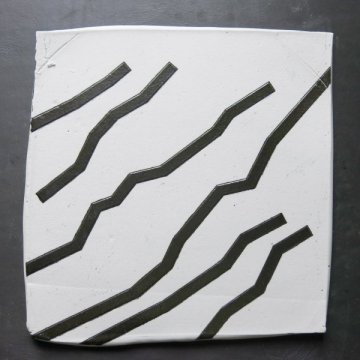 Territori assenyalat XXXVIII, porcellana, 30 x 30 x 1 cm., 2013_w600_h600